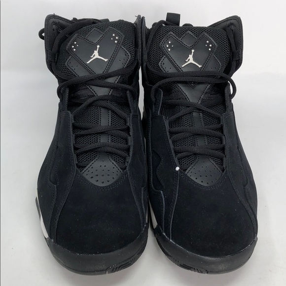 Nike Air Jordan True Flight Black Phantom 342964-050 Men’s Sneakers - Size 13 - Picture 6 of 9